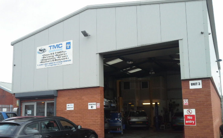 Front of TMC Garage Ltd - MOT and Servicing Newcastle Upon Tyne